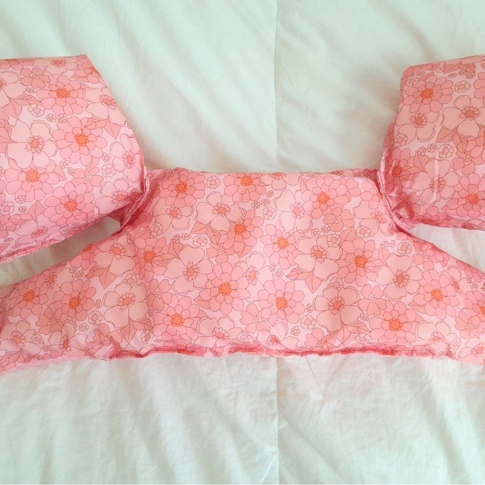 Flower Print Puddle Jumper ( floaties )